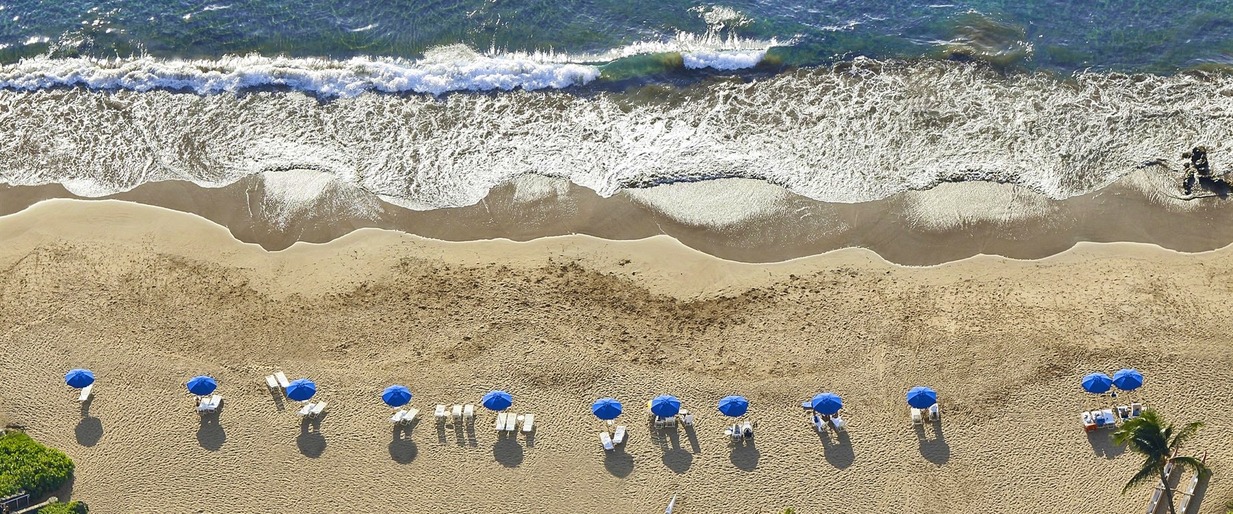 Beach Overhead View At Fairmont Kea Lani, Hawaii 
