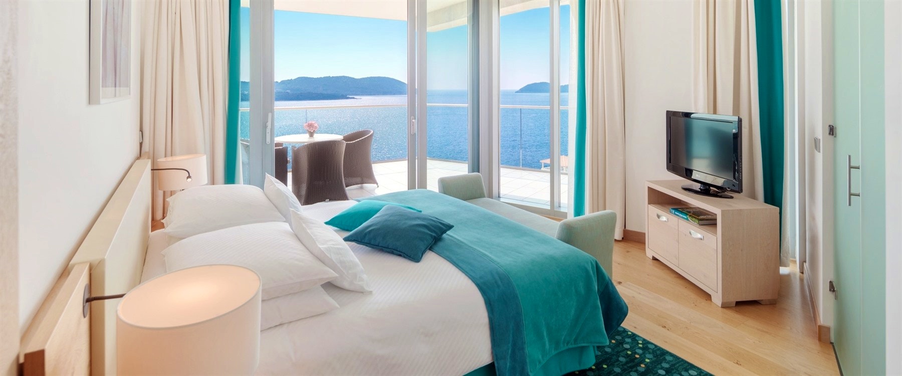 Bedroom at Sun Gardens, Dubrovnik, Croatia