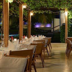 Beautiful Rhodes Restaurant at Calabash Villa, Grenada