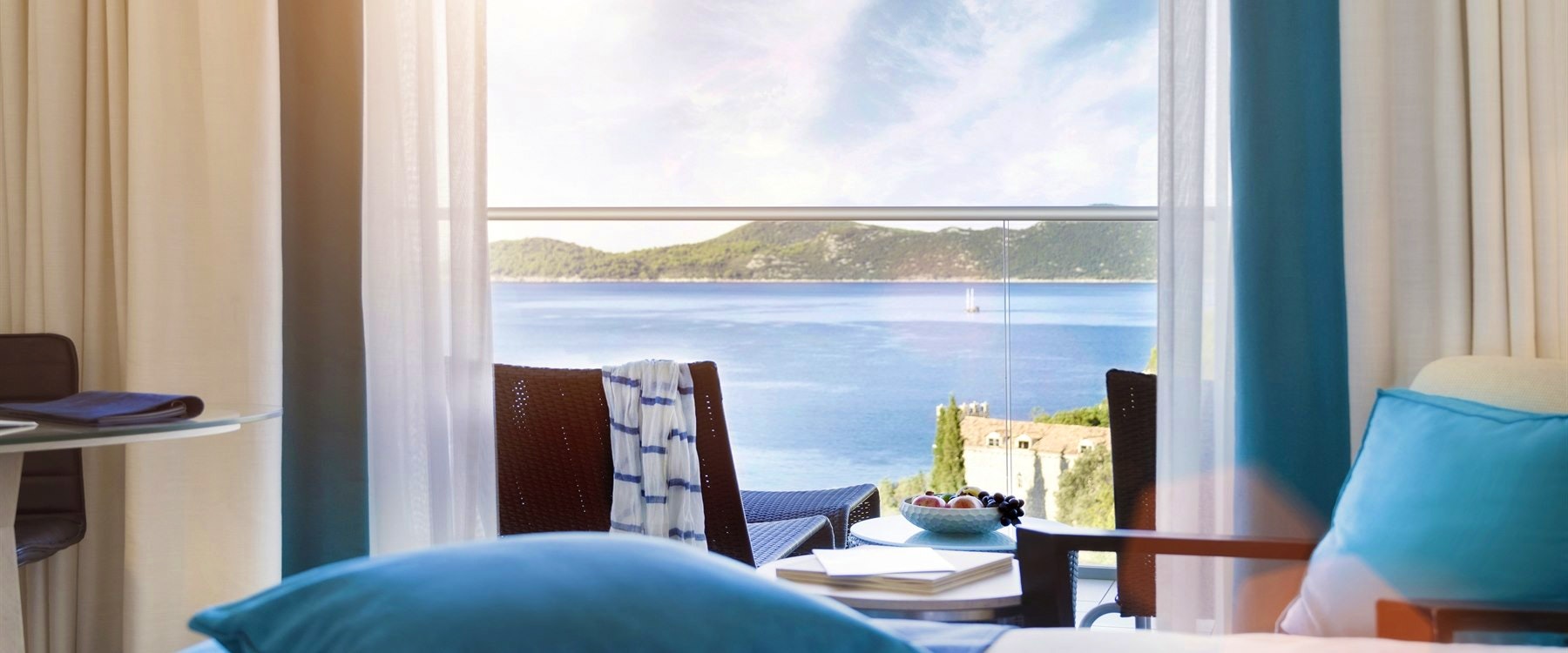 Balcony at Sun Gardens, Dubrovnik, Croatia