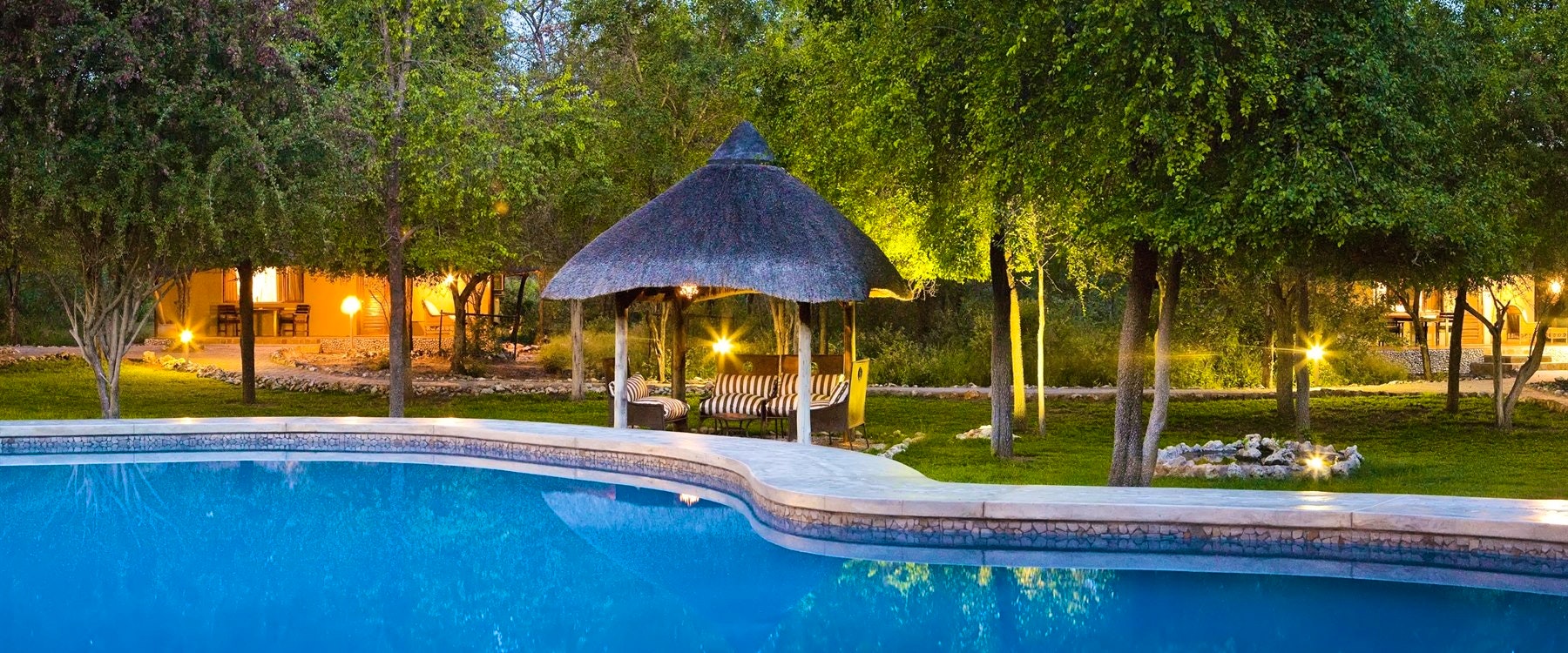 Mushara Lodge pool area 