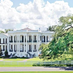 Exterior of Nottoway Plantation, New Orleans