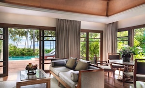 Two Bedroom Deluxe Beachfront Pool Villa