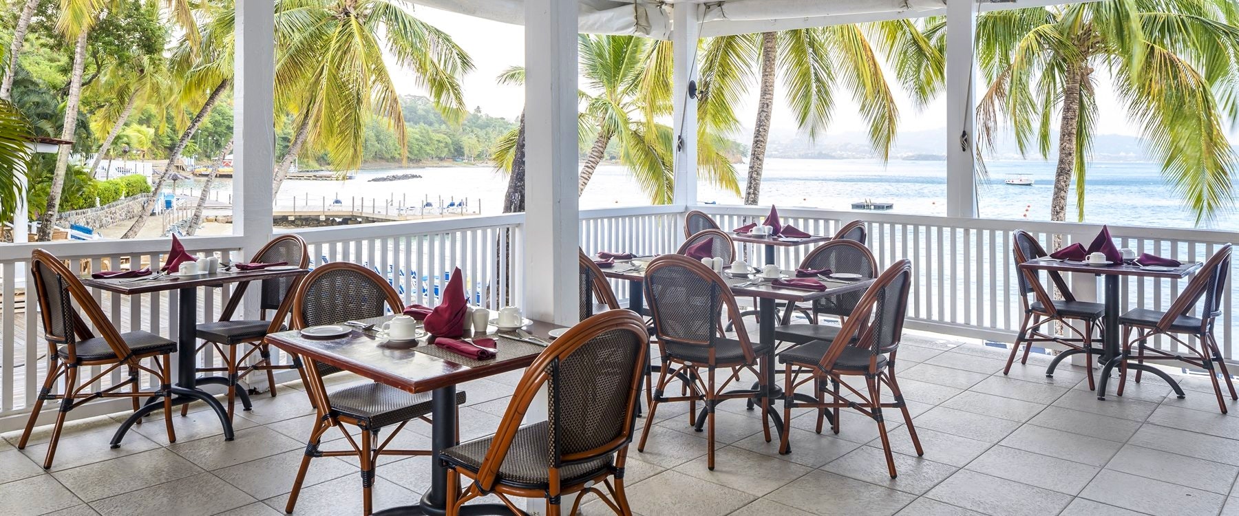 Dining Area at  at Windjammer Landing