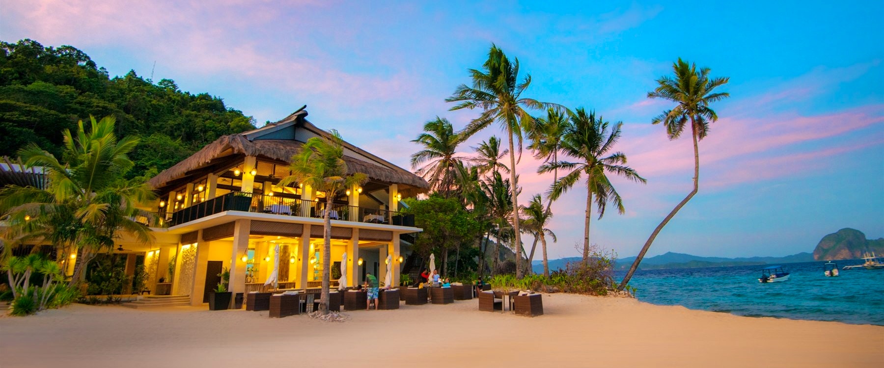 Restaurant at El Nido Pangulasian Island, Palawan