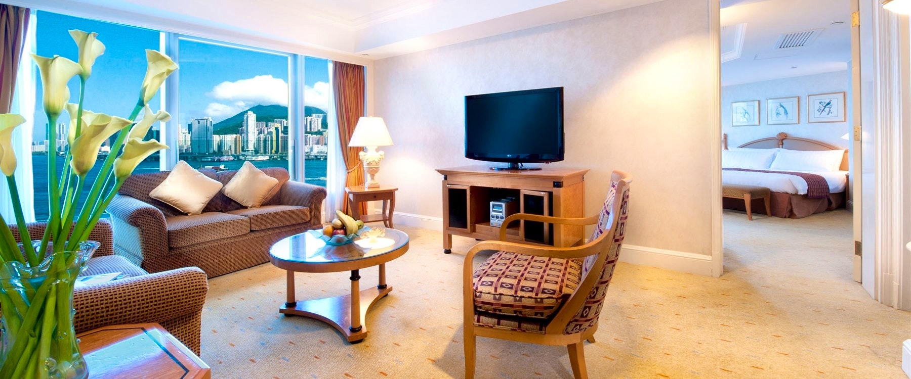 Barbour view suite at Harbour Grand Kowloon