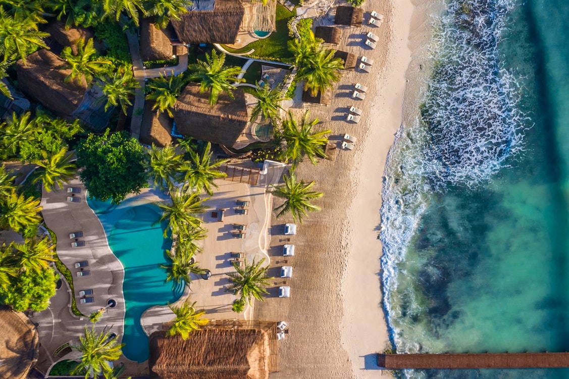 Aerial view, Viceroy Riviera Maya