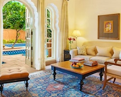 luxury villa with private pool in the oberoi rajvilas