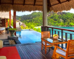 Premier Ocean View Pool Villa, Daybed, Anantara Maia Seychelles Villas