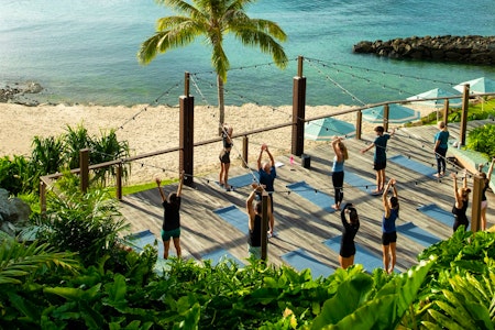 Yoga at The Sundays, Hamilton Island, Australia