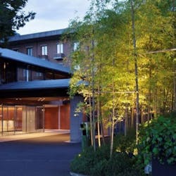 Entrance to Hyatt Regency Kyoto, Japan
