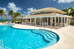 Pool Grille at Jumby Bay Island, Antigua, Caribbean