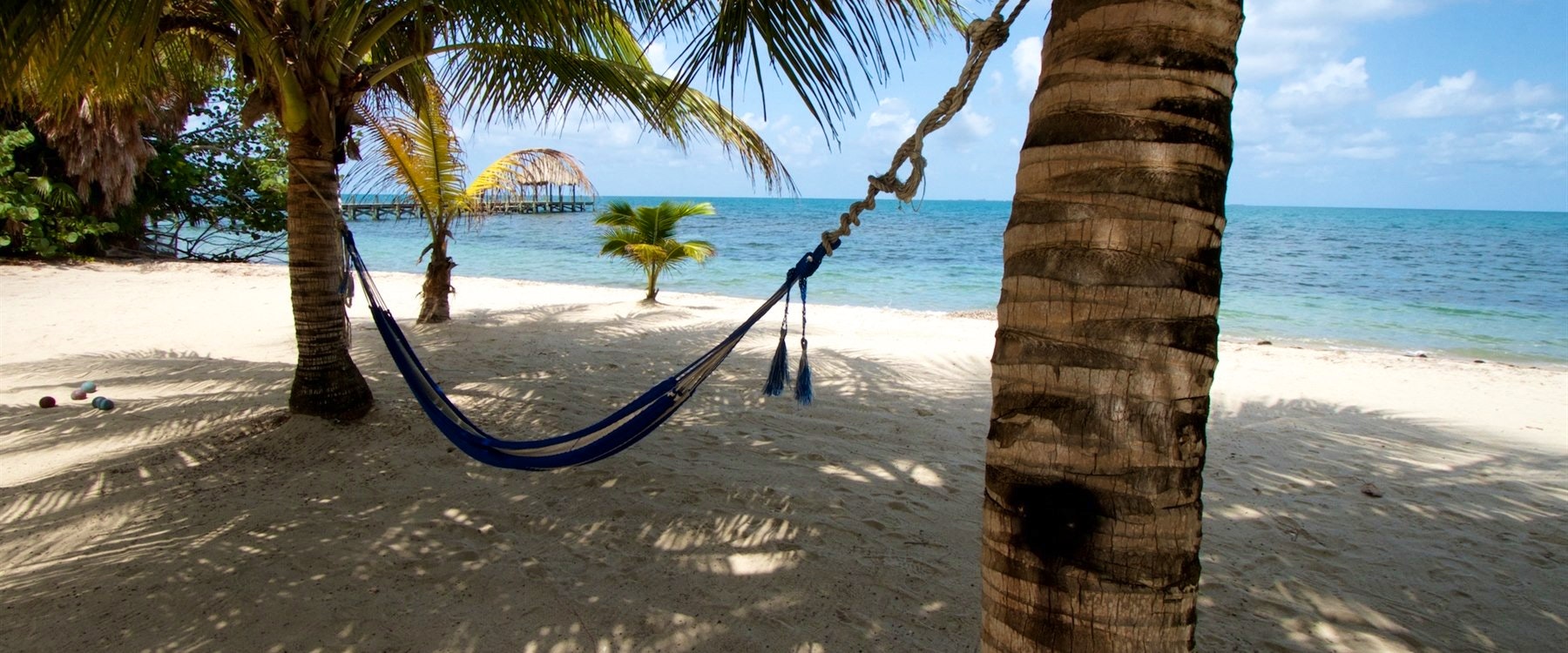 beach hammock, Turtle Inn, Belize