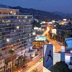 Rooftop View At Andaz West Hollywood