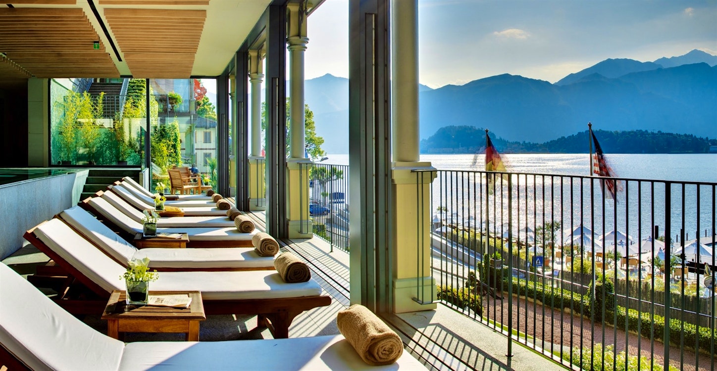 Spa Lounge, Grand Hotel Tremezzo, Lake Como, Italy