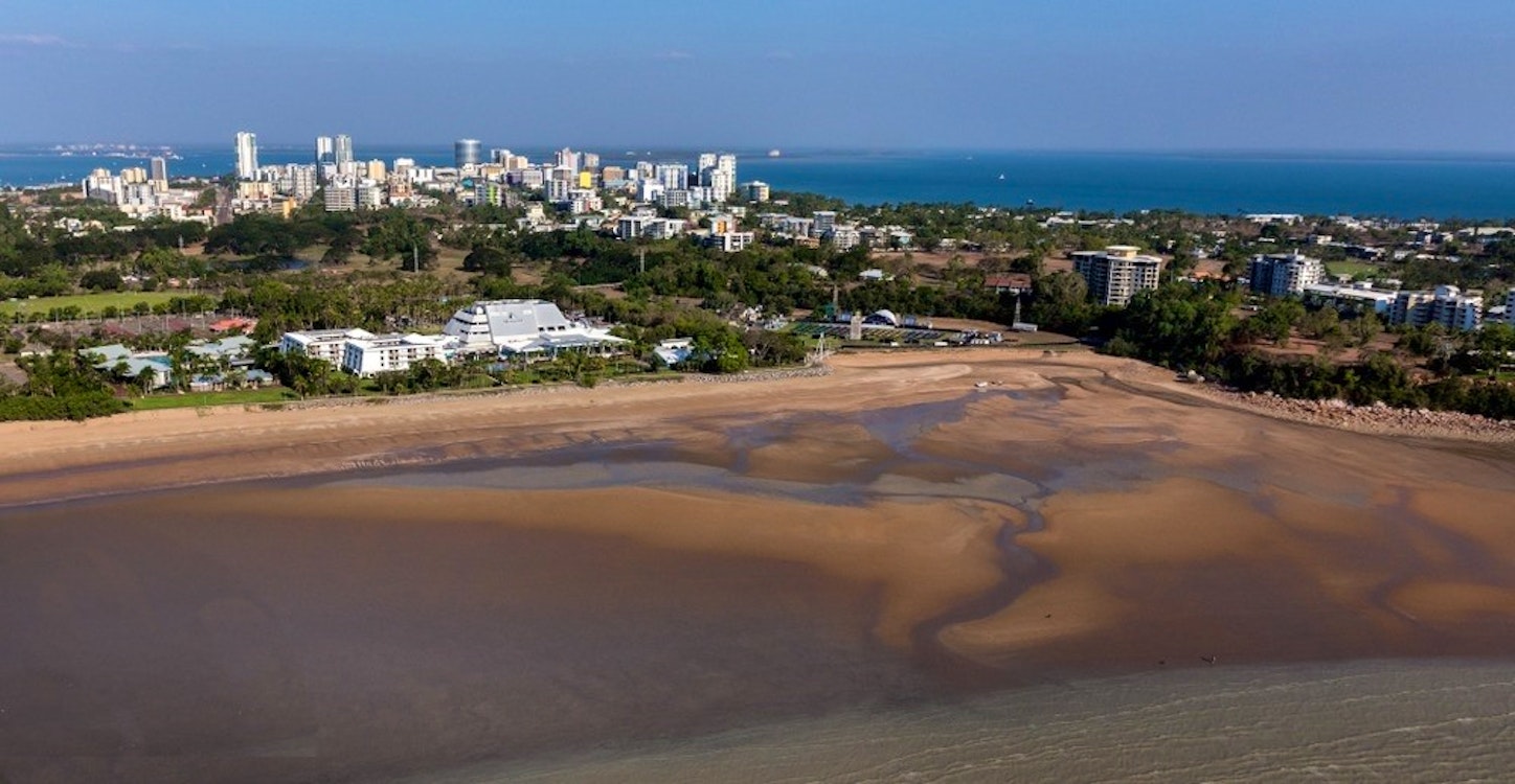 aerial view of darwin northern australia