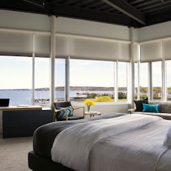 Bespoke Guestroom at 250 Maine Hotel, Maine Coast, New England, USA