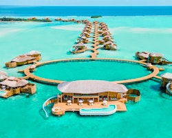 Aerial View, Soneva Jani, Maldives, Indian Ocean