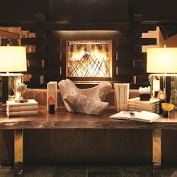 Lobby at The Sebastian, Vail, Colorado