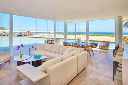 two bedroom ocean view ground level suite with butler service