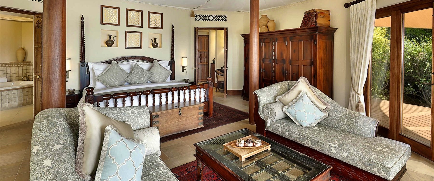 The Bedouin Suite Bedroom at Al Maha, a Luxury Collection Desert Resort & Spa