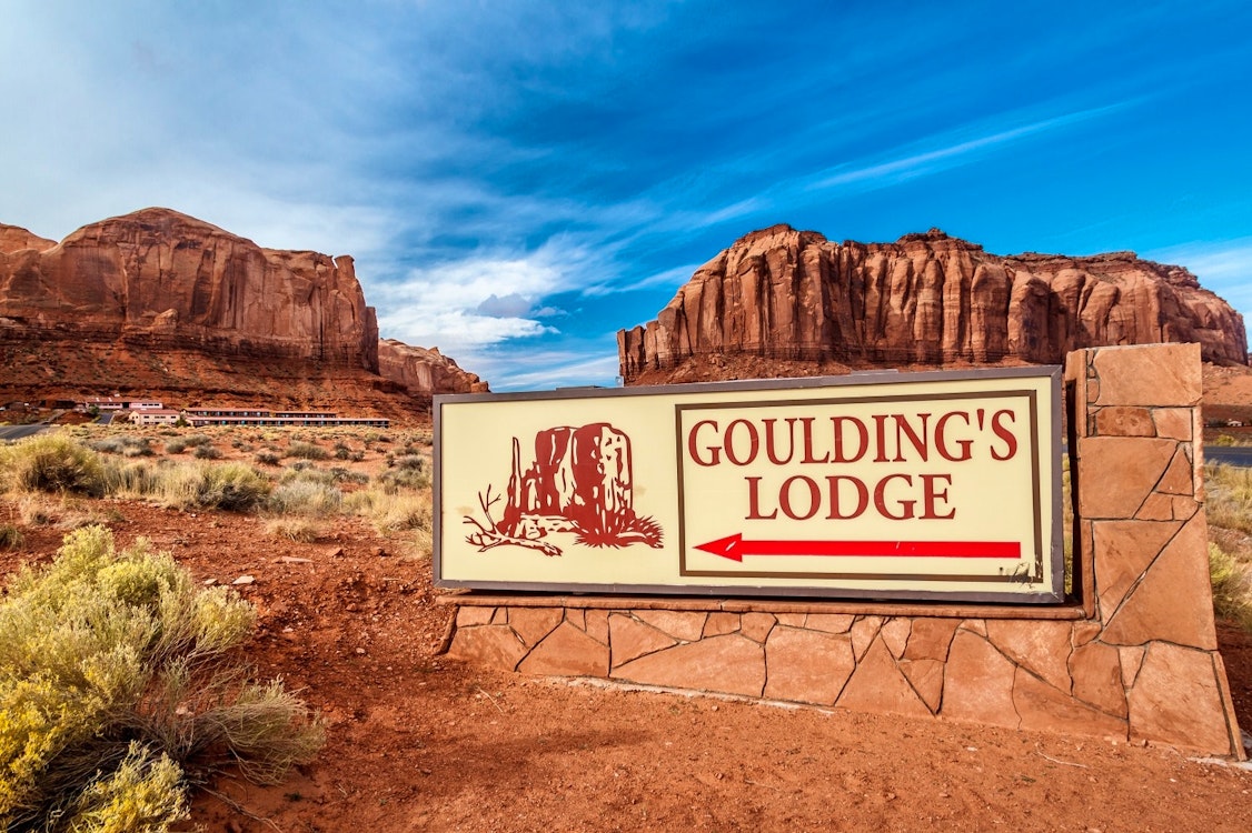 gouldings trading post and lodge