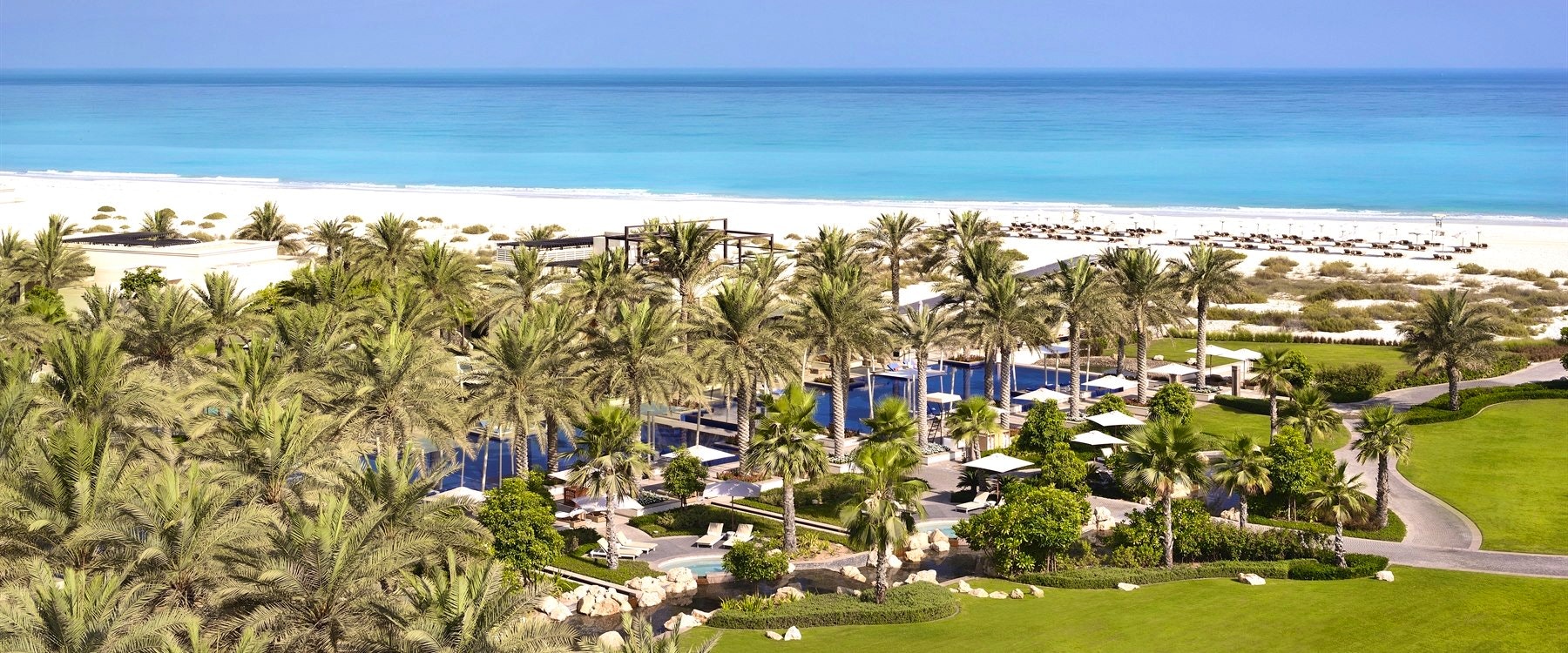 Aerial Night View of Park Hyatt Abu Dhabi Hotel & Villas 