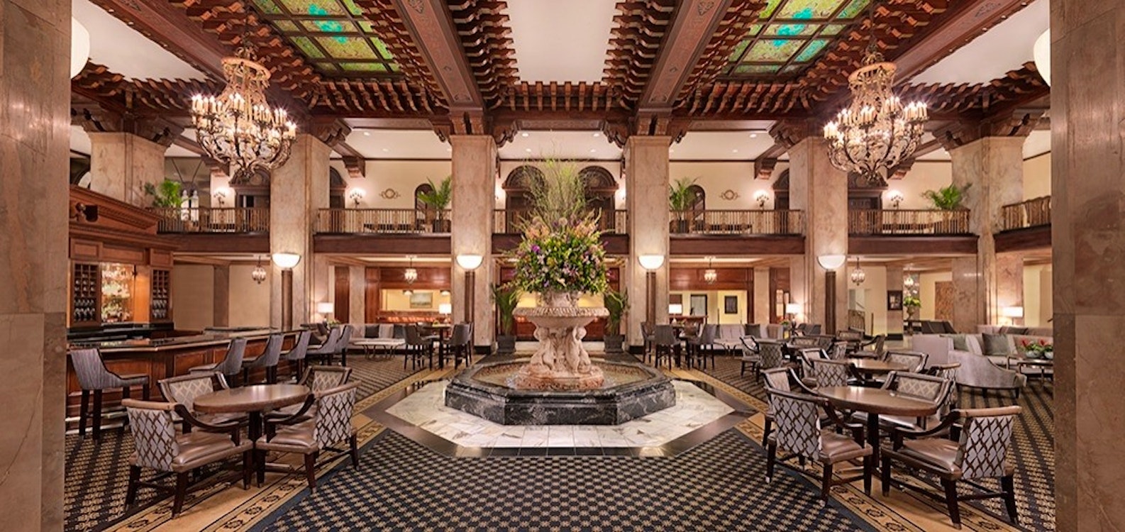 Main lobby at The Peabody Memphis