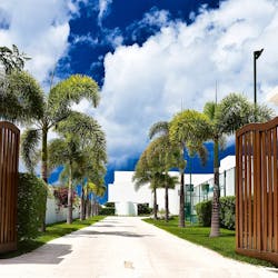 the entrance of the beach house anguilla