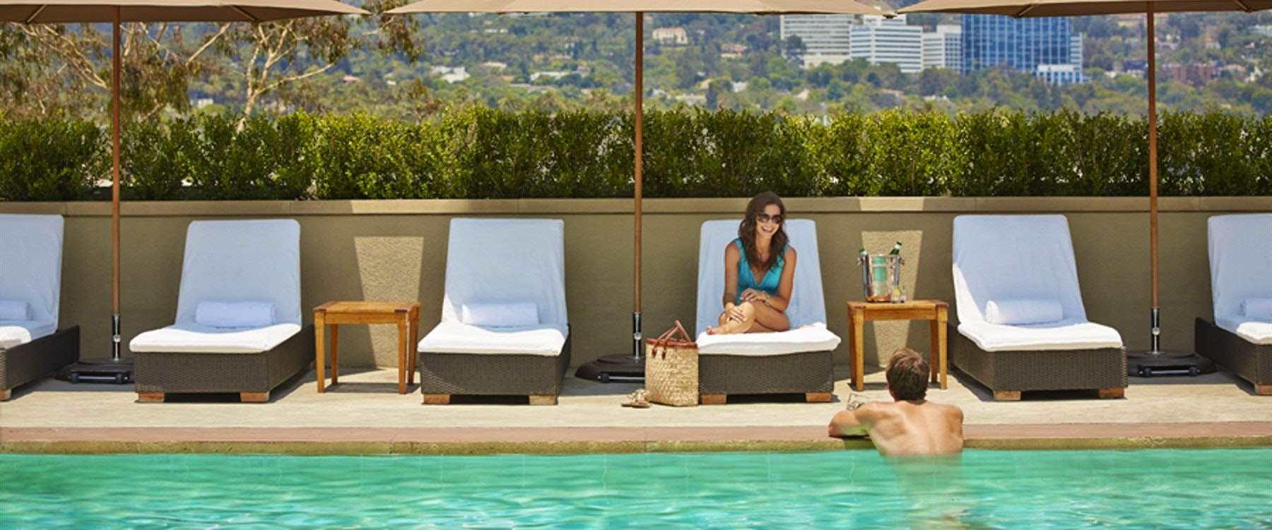 Pool at L'Ermitage Beverly Hills
