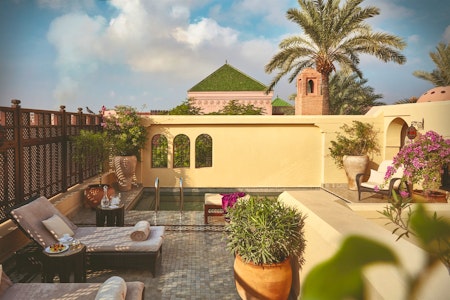 Pool in Accommodation at Royal Mansour Marrakech, Morocco