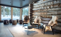 Wellness area, Javri Lodge, Finland