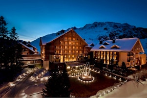 Exterior of The Chedi Andermatt, Switzerland