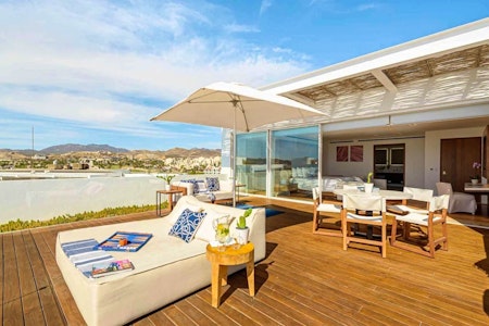 one bedroom ocean view penthouse with butler service