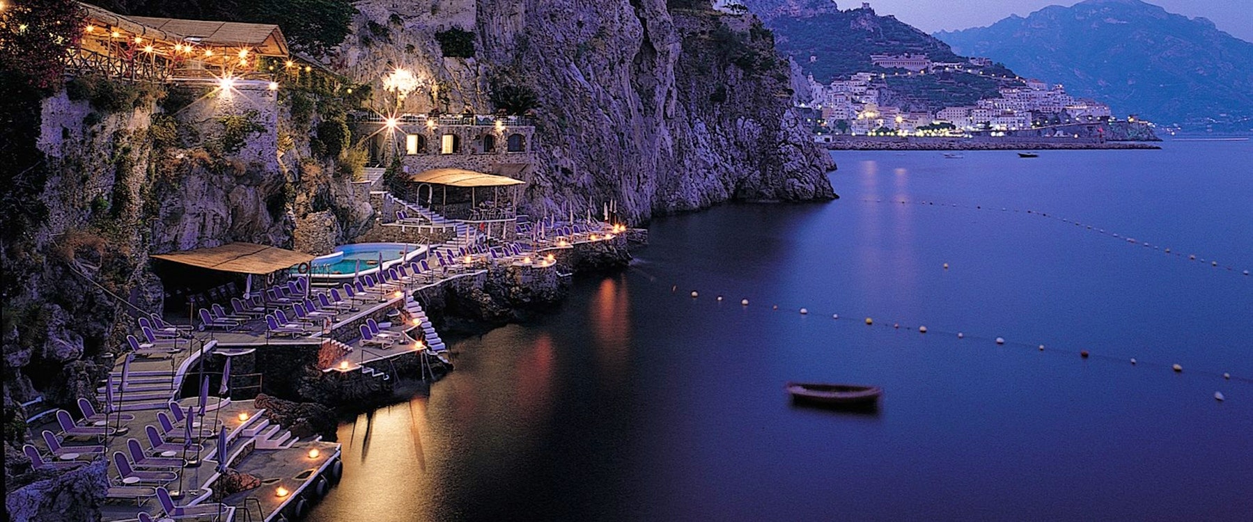 Beach Club and Pool at Hotel Santa Caterina, Amalfi Coast, Italy