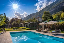 Swimming Pool at Villa Sola Cabiati
