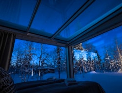 Cabin views, Northern Lights Ranch, Finland