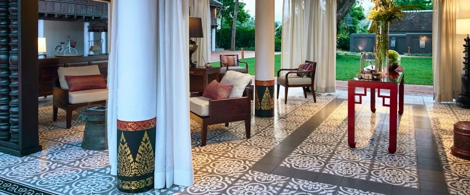 Lobby at Sofitel Luang Prabang, Laos