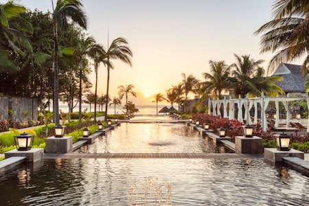 Water Feature, The St. Regis Le Morne Resort, Mauritius