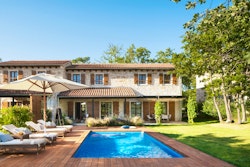 Exterior Two Bedroom Residence with Pool