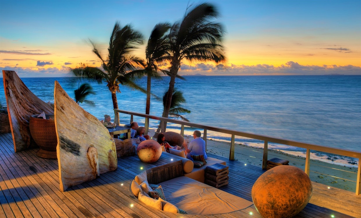 Rock Bar View at VOMO Island Resort, Fiji