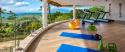 Open-air Gym at Hotel Wailea Maui, Hawaii