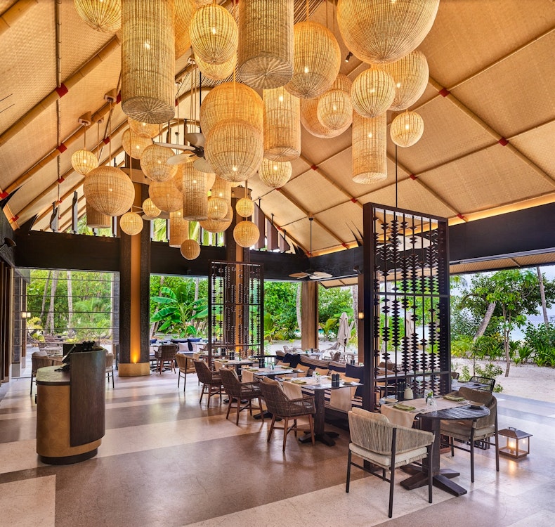 Vandhoo Restaurant at JOALI Maldives, Indian Ocean 