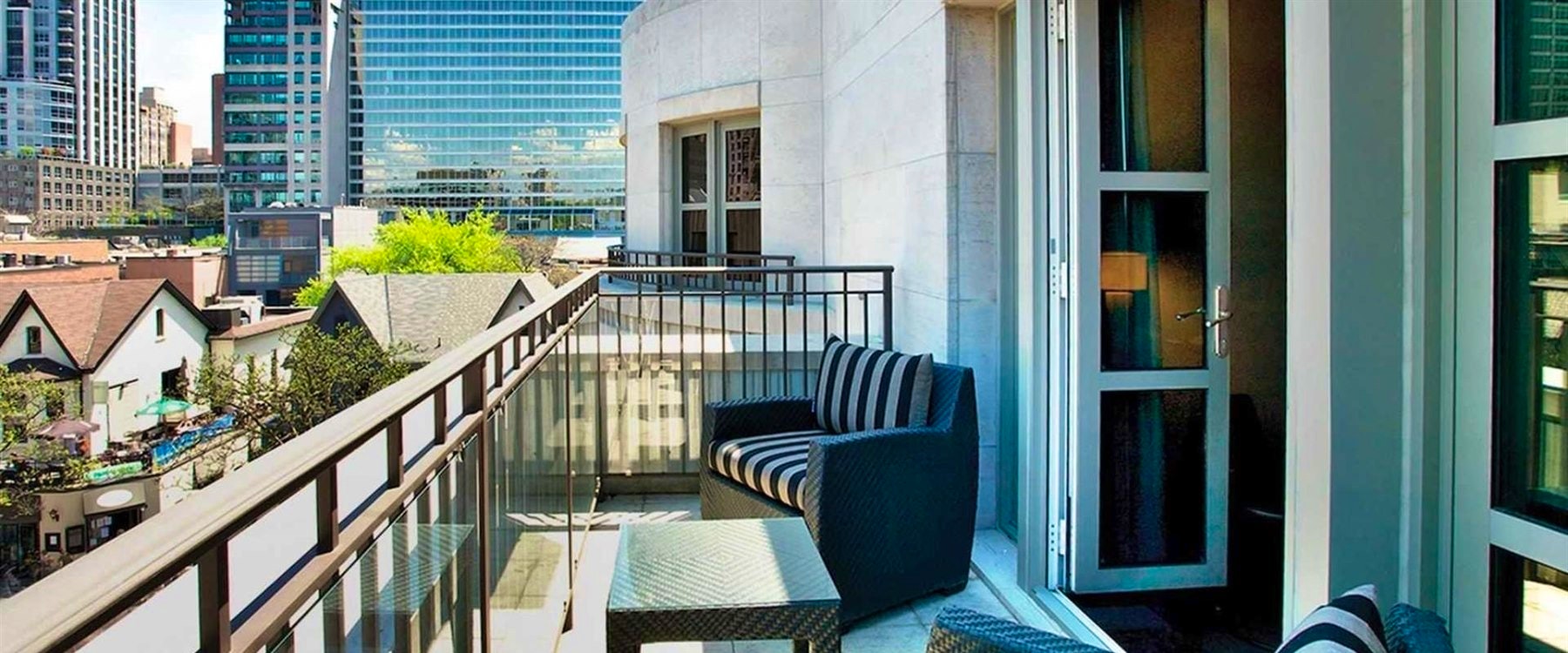 Balcony View At The Hazelton Hotel