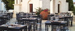 Outdoor Dining Area, Anassa, Polis, Cyprus