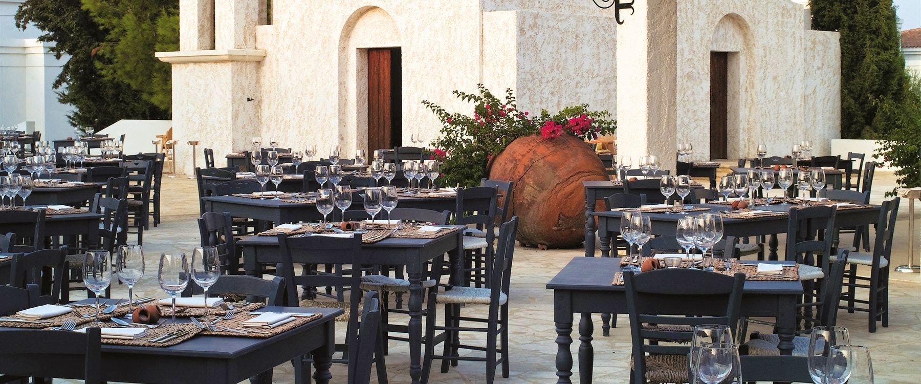 Outdoor Dining Area, Anassa, Polis, Cyprus