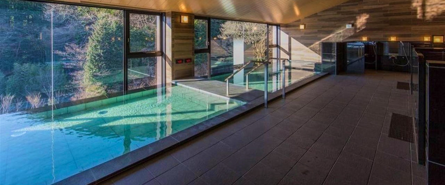 Indoor Pool at Hakone Kowakien Tenyu, Japan