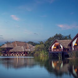 Outdoor View of Hotel, Jetwing Vil Uyana, Sigirya, Sri Lanka