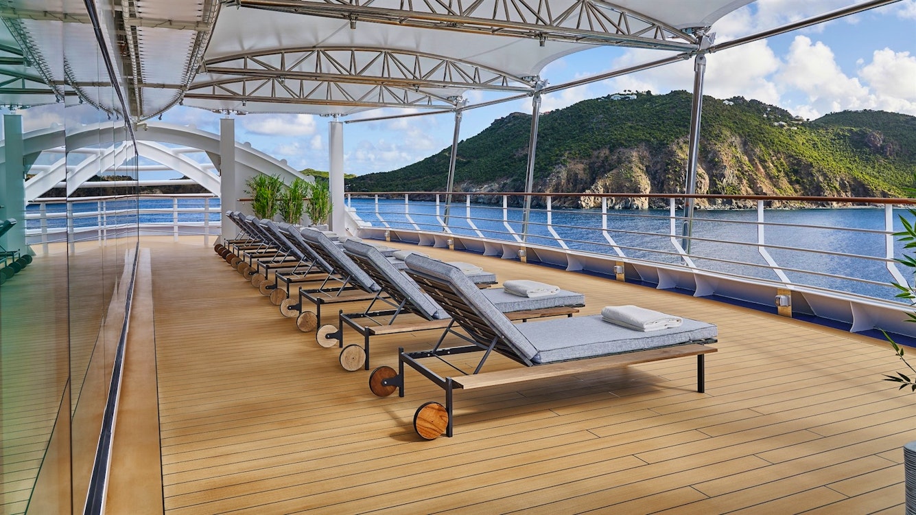 silver dawn spa deck luxury silversea cruise - barbados roundtrip