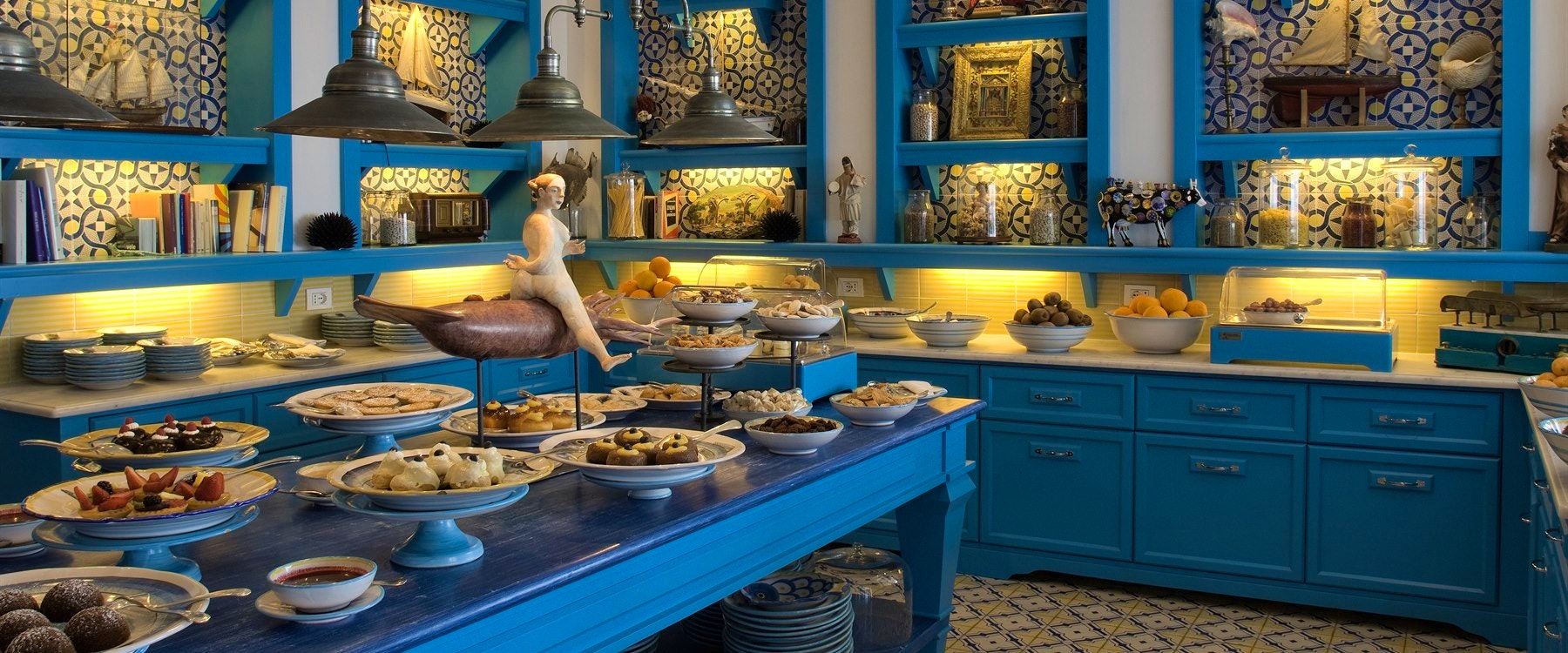 Buffet Dining Area at Capri Palace Jumeirah, Italy